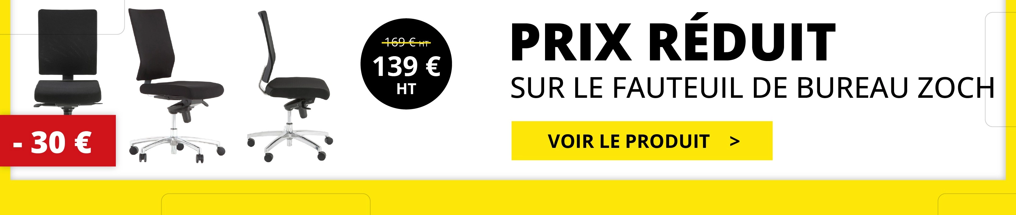 Tarif réduit fauteuil de bureau Zoch